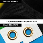 Load image into Gallery viewer, G128 Combo Pack: 6 Ft Tangle Free Aluminum Spinning Flagpole (Black) &amp; Tanzania Tanzanian Flag  3x5 Ft, LiteWeave Pro Series Printed 150D Polyester  Pole with Flag Included