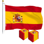 Load image into Gallery viewer, Spain Spanish Flag 3x5 Ft 10Pack Printed Polyester By G128