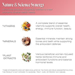 Load image into Gallery viewer, Women's Multivitamin &amp; Mineral Complex with Plant Based Extracts Hair Skin and Nails Vitamins Foundational Multivitamin for Women 30 Day Supply
