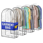 Load image into Gallery viewer, 4 Pcs Clear Garment Bags for Hanging Clothes – Dust Proof Suit Bags for Closet Storage (40 x24 x10 ) with Zipper Sides – Designed for Travel &amp; Organization Protects Clothes &amp; Keeps Them Ready to Wear