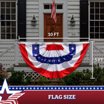 Load image into Gallery viewer, Fan Flag 5x10FT 5Pack Embroidered Polyester By G128