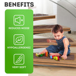 Load image into Gallery viewer, Carpet Stair Treads for Wooden Steps Indoor 8x30 inch Pack of 15 Adhesive Treads