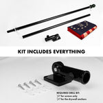 Load image into Gallery viewer, G128 Combo Pack: 6 Ft Tangle Free Aluminum Spinning Flagpole (Black) &amp; Betsy Ross 1776 TeaStained Flag 3x5 Ft, ToughWeave Pro Series Embroidered 420D Polyester  Pole with Flag Included