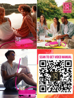 Load image into Gallery viewer, Pink Hookah Set Premium Portable Hookah Set With Everything And Bag