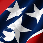 Load image into Gallery viewer, G128 3 Pack: Tennessee TN State Flag  2x3 Ft  StormFlyer Series Embroidered 220GSM Spun Polyester  Embroidered Design, Indoor/Outdoor, Brass Grommets, Heavy Duty, All Weather