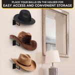 Load image into Gallery viewer, 9 Pcs Helmet Holder Wall Mount   Reliable Cowboy Hat Holder for Wall Made of Sturdy Metal Easy &amp; Firm Installation for Convenient Storage of Helmets Hats &amp; More   35 Lbs Max Load