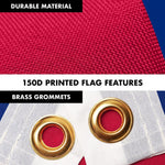 Load image into Gallery viewer, G128 Combo Pack: 6 Ft Tangle Free Spinning Flagpole (Silver) &amp; Czech Republic Flag 3x5 Ft Printed 150D Polyester, Brass Grommets (Flag Included) Aluminum Flag Pole