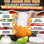 Load image into Gallery viewer, 2Pcs 160 g 5.65oz Round and Pointed Arancini Maker Molds Large Rice Mold Meat Balls Japanese Kitchen Gadgets Meatball Maker Sushi Rice Ball Maker Tool Cute Bento Accessories Rice Press Shaper