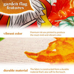 Load image into Gallery viewer, Combo Pack Garden Flag Stand Black 36x16 in and Garden Flag 12x18 in Fall