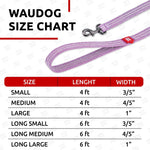 Load image into Gallery viewer, WAUDOG Recycled Cotton Dog Leash 6 Ft 10 Ft Eco Friendly Collar for Small Medium &amp; Large Dogs Reflective Dog Leash for Medium Dogs Strong Leashes for Large Breed Dogs Puppy Leash for Small Dogs