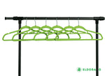 Load image into Gallery viewer, Non Slip Adult Hangers Multicolor for Everyday Use Value Packs Lime Green 50 Pcs