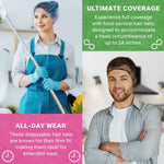 Load image into Gallery viewer, ABC PACK &amp; SUPPLY Black Disposable Hair Net 24 Inches. 100 Pack Micro Nylon Bouffant Hair Nets. Bouffant Caps Disposable with Elastic Edge. Stretchable Hairnets for Foodservice Industrial Use