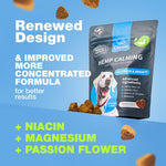 Load image into Gallery viewer, Calming Chews for Dogs Anxiety Treats with Melatonin Valerian Root Chamomile