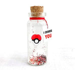 Load image into Gallery viewer, Cute Anniversary Present For Girlfriend or Boyfriend Unique Game Inspired Romantic Bottle Anniversary Love Wish Jar (No Box I Choose You)
