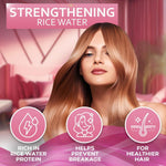 Load image into Gallery viewer, Rice Water Spray for Hair   With Rosemary Biotin and Castor Oil   Tonic for Women and Men with Thinning Hair   Fermented Thickening Treatment to Fight Hair Fall   Daily Strengthening Leave In Formula