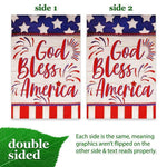 Load image into Gallery viewer, Garden Flag God Bless America USA Flag Accent 12x18 Inch Patriotic Printed