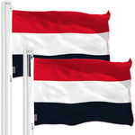 Load image into Gallery viewer, G128 2 Pack: Yemen (Yemeni) Flag  3x5 feet  Printed 150D Indoor/Outdoor, Vibrant Colors, Brass Grommets, Quality Polyester, Much Thicker More Durable Than 100D 75D Polyester