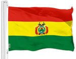 Load image into Gallery viewer, G128 Bolivia Flag  3x5 Ft  LiteWeave Pro Series Printed 150D Polyester  Country Flag, Indoor/Outdoor, Vibrant Colors, Brass Grommets, Thicker and More Durable Than 100D 75D Polyester