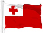 Load image into Gallery viewer, G128 Combo Pack: American USA Flag 3x5 Ft &amp; Tonga Tongan Flag 3x5 Ft  Both LiteWeave Pro Series Printed 150D Polyester, Brass Grommets
