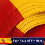 Load image into Gallery viewer, Spain Spanish Flag 3x5 Ft 3Pack Printed Polyester By G128