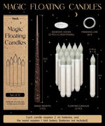 Load image into Gallery viewer, Flameless Floating Candles with Wand Remote 12 PCS Magic Deco Candles Hanging Candles with Remote Battery Operated 6.5  LED Candle Christmas &amp; Halloween Decorations