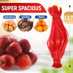 Load image into Gallery viewer, Vegetables Storage Mesh Bag for Fridge   200Pcs 13.7 IN Drawstring Mesh Bag Produce Bags Reusable Washable Onion Storage Tote Bag Farmers Market Bag   Fruit Bags Grocery Bag Shopping Bag Onion Netting