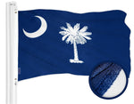 Load image into Gallery viewer, G128 Combo Pack: USA American Flag 3x5 Ft Embroidered Stars &amp; South Carolina State Flag 3x5 Ft Embroidered