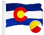 Load image into Gallery viewer, Colorado State Flag 300D Embroidered Polyester 3x5 Ft