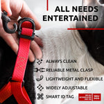 Load image into Gallery viewer, Waterproof Dog Harness Adjustable Dog Harness for Large Dogs Small and Medium Dogs Heavy Duty Dog Harness with Durable Metal Clasp and QR Dog Tag Boy &amp; Girl Dog Harness Red (20 32in)