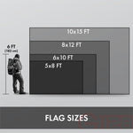 Load image into Gallery viewer, G128  Texas State Flag 6x10ft Embroidered Stars Sewn Stripes Heavy Duty 220GSM Tough Spun Polyester Quality with Brass Grommets