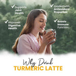 Load image into Gallery viewer, Zealthy Life Turmeric Latte USDA CERTIFIED ORGANIC GOLDEN MILK POWDER WITH CEYLON CINNAMON Non GMO Vegan Keto Gluten free Unsweetened (45 servings)