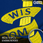 Load image into Gallery viewer, G128 3 Pack: Georgia GA State Flag  5x8 Ft  StormFlyer Series Embroidered 220GSM Spun Polyester  Embroidered Design, Indoor/Outdoor, Brass Grommets, Heavy Duty, All Weather