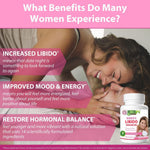 Load image into Gallery viewer, Libido Booster for Women Maca Root Fenugreek Tongkat Ali Horny Goat Weed Female Energy Enhancer Hormone Harmony Balance Mood Support Menopause Panax Ginseng DHEA Boron Supplement Pills 30 Capsules