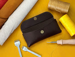 Load image into Gallery viewer, Leather Glasses Case Eyeglass Case Sunglass Case Genuine Leather Slim Glasses