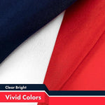 Load image into Gallery viewer, G128  2 Pack: Navy Blue NEW France French Flag  3x5 feet  Printed 150D  Indoor/Outdoor, Vibrant Colors, Brass Grommets, Quality Polyester, Much Thicker More Durable Than 100D 75D Polyester