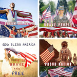 Load image into Gallery viewer, American USA US Flag 4x6 ft Deluxe Embroidered Stars Sewn Stripes Brass Grommets