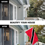 Load image into Gallery viewer, Combo Pack 6 Ft Tangle Free Aluminum Spinning Flagpole and Trinidad and Tobago