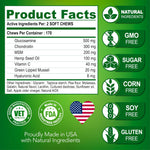Load image into Gallery viewer, Glucosamine for Dogs   Hip and Joint Supplement for Dogs   Glucosamine Chondroitin for Dogs   Dog Joint Pain Relief   MSM   Hemp   Advanced Support Dog Joint Supplement   170 Mobility Chews