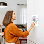 Load image into Gallery viewer, Small Dry Erase White Board Fridge Magnetic Shopping List A5 Size 5.5х8 Inch