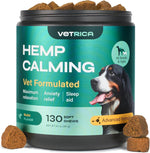 Load image into Gallery viewer, Calming Chews for Dogs Anxiety Relief   Hemp Calming Chews for Dogs with Valerian Root, Hemp Seed Oil, Turmeric, L Theanine   Soft Treats for Storms, Fireworks, Separation, Vet Visits, Grooming