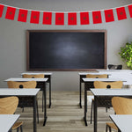 Load image into Gallery viewer, G128 Morocco Moroccan Bunting Banner  Flag 8.2 x 5.5 Inch, Full String 33 Feet  Printed 150D Polyester, Decorations For Bar, School, Festival Events Celebration