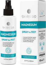 Load image into Gallery viewer, Magnesium Chloride Spray for Feet With Castor Oil 6.77 fl oz for Hydration Topical Foot Application for Women Men Kids and Adults Extra Strength Formula for Leg Spasms Muscle Cramps and Restless Legs