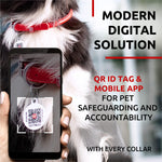 Load image into Gallery viewer, Red Ultra Soft Rolled Leather Dog Collar for Medium Dogs 15 - 19 inch Neck