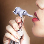 Load image into Gallery viewer, Whistle Key Ring and Key Holder Elephant Grey Keys Organizer Hanger for Home