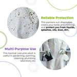 Load image into Gallery viewer, Medical Supply Disposable Coveralls for Adults Medium Size 5 Pack of 60 GSM