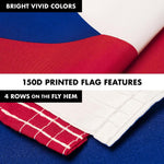 Load image into Gallery viewer, G128 Combo Pack: 6 Ft Tangle Free Spinning Flagpole (Black) &amp; Czech Republic Flag 3x5 Ft Printed 150D Polyester, Brass Grommets (Flag Included) Aluminum Flag Pole