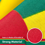 Load image into Gallery viewer, G128 5 Pack: Grenada Grenadian Flag  3x5 Ft  LiteWeave Pro Series Printed 150D Polyester  Country Flag, Indoor/Outdoor, Vibrant Colors, Brass Grommets, Thicker and More Durable Than 100D 75D Poly