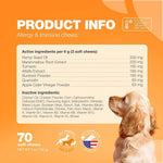 Load image into Gallery viewer, Dog Allergy Relief Chews Itch Relief Anti Itch Treats US Formulated Dog Itching