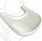Load image into Gallery viewer, High Chair Tray Compatible with Stokke Trip Trap Chair Glossy Milky Color   Ergonomic Curved Design Accessory   BPA Free Easy to Assemble