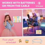 Load image into Gallery viewer, Pink Cinema Light Box with 312 Letters Emojis &amp; 3 Markers Led Light Box for Girl